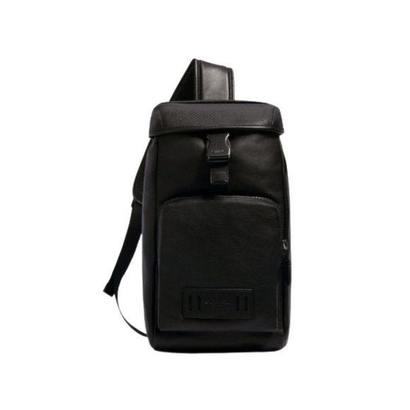 Coach Smooth Leather Ranger Pack 2943, QB/Black - Picture 1 of 3